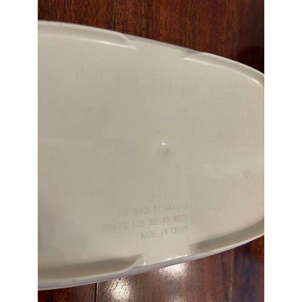The Pioneer Woman Set of 5 Plastic Food Containers W Lids BPA Free Floral Red - Picture 7 of 12